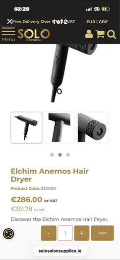 hair dryer