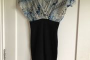 Australian Designer Sheer Top Pencil Dress
