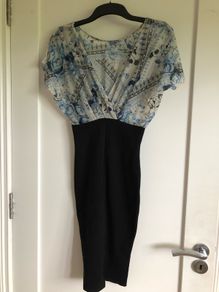 Australian Designer Sheer Top Pencil Dress