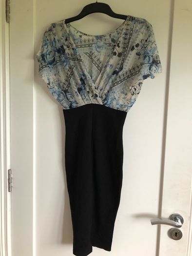 Australian Designer Sheer Top Pencil Dress