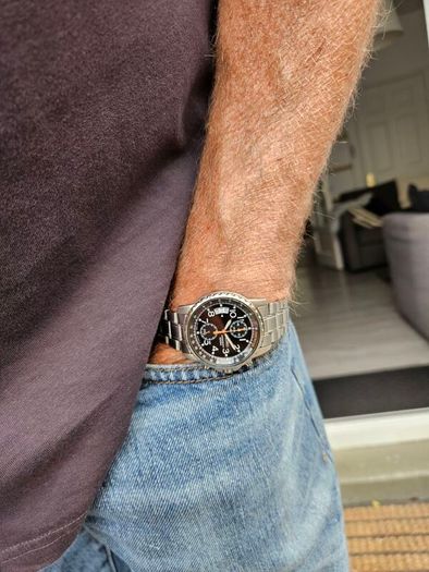 Watch Seiko Chronograph.