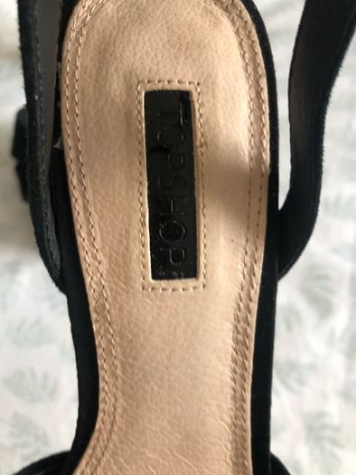 Topshop block heels size 6