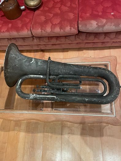 Vintage brass tuba