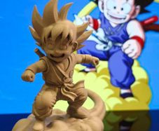 3D Printed Goku Flying Nimbus Figurine/ Model