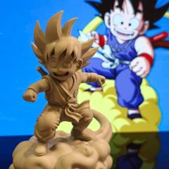 3D Printed Goku Flying Nimbus Figurine/ Model