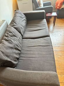 Sofa Couch 3 Seater / Guest Double bed