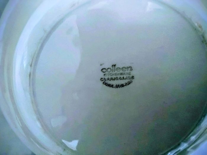 Carrigaline pottery striped plates, Carrigaline Dinner plates