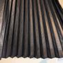Perfect for Summer. stunning faux leather pleated black midi skirt Image 7