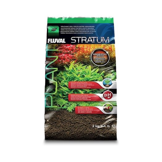 Fluval Plant & Shrimp Stratum 2kg - Volcanic Soil Substrate for Planted and Shrimp Aquariums