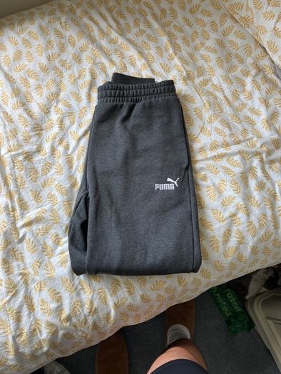 Men's Puma Joggers Grey Large