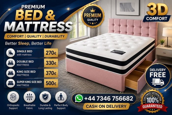 Luxury Divan Bed with Mattress