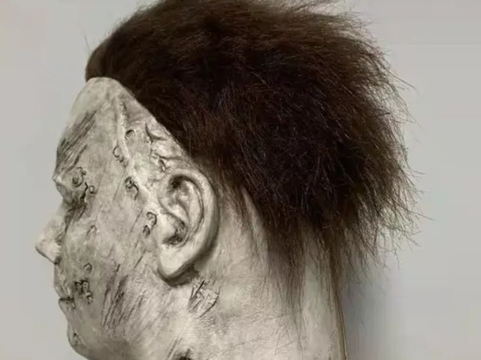Michael Myers Halloween Horror latex mask with hair.