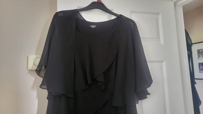 Black plus size cocktail  dress  size 24