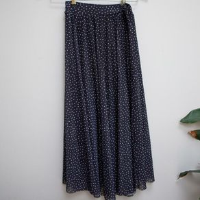 Pull&Bear Women's Navy and Blue Skirt