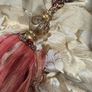 Beautiful Gold Embossed Silk Interlined Curtains 140in - 355cm Wide  x 90in - 228cm Drop  2 Pairs Available Image 5