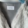 gilet grey fake fur front cropped gilet size X-Large savida Image 4