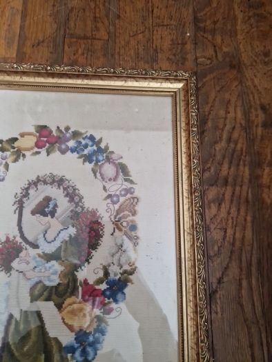 framed cross stitch
