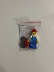 Lego City Construction Worker minifigure