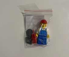 Lego City Construction Worker minifigure