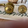 Solid Brass door knocker and button handle Image 4