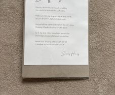 Print of Scaffolding Poem by Seamus Heaney