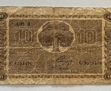 Finland 10 Mark 1939 Banknote