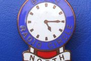 BBC RADIO CIRCLE NORTH (Regional Area North) - BBC Radio Children's Hour Club - enamel membership badge (1932/1933). Scarce.