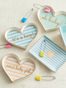 Rosanna Porcelain Charm School Tray It's A Boy! Baby Boy gift