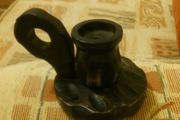 wooden candle holder very nice for sale .