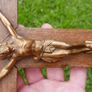 Antique Crucifix Wall Cross Image 3