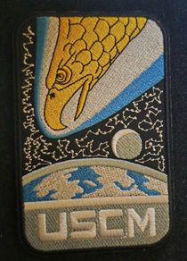 ALIEN, COLONIAL MARINES, embroidered uniform patch.