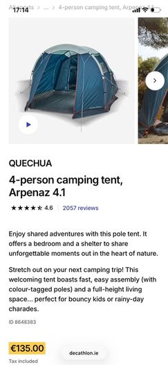 4 Person Tent
