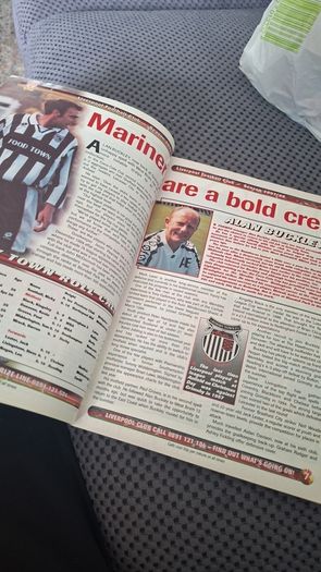 Liverpool Match Programme 1997 Signed by Patrick Berger