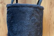 Small fluffy storage basket