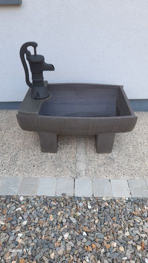 PVC...Barrel Water Feature...