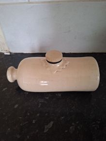Vintage ceramic hot water bottle