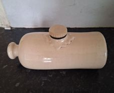 Vintage ceramic hot water bottle