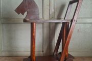 Mid Century Wooden Push Along Walker