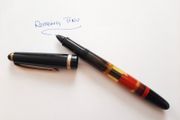 Vintage Rare Rotring Tiku Fountain Pen with box, papers