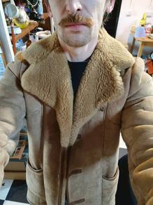 Vintage Knight Tailors sheepskin jacket 1977 size S