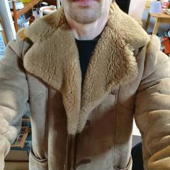 Vintage Knight Tailors sheepskin jacket 1977 size S