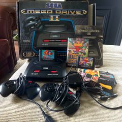 Sega Megadrive II plus games Retro console