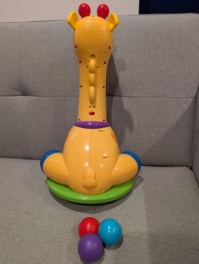 Bright Starts - Spin & Giggle Giraffe Ball Popper