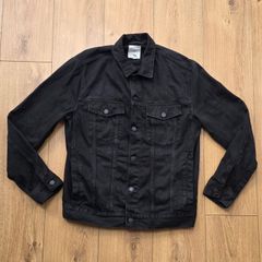 H&M Denim Trucker Jacket Mens Medium