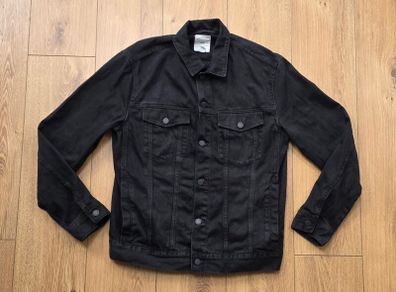 H&M Denim Trucker Jacket Mens Medium