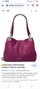 Michael Kors - Raven Large Shoulder Bag - Soft Pebbled Leather - BNWT RRP 325