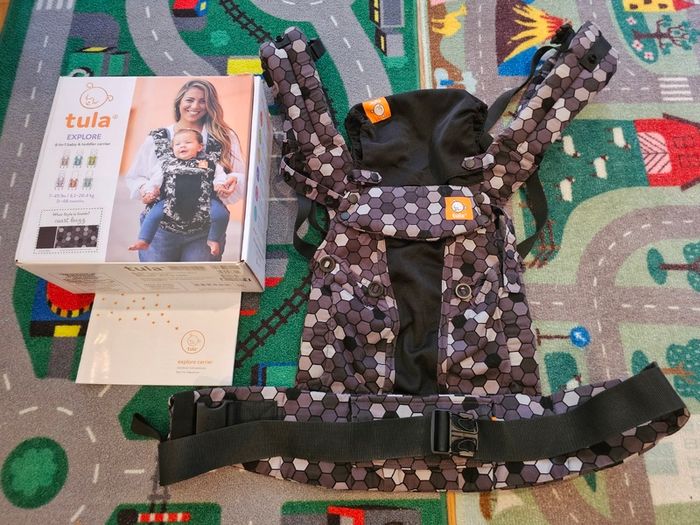 Tula Explore, 6-in-1 baby and toddler carrier, Coast Buzz Style
