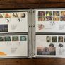 Collection of  78 UK First Day Cover stamps 1993 to 1998 in album Image 10