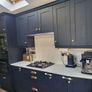 Kitchen units, island and quartz worktops. Image 2