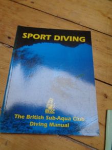 Sport Diving Manual Book for Sale